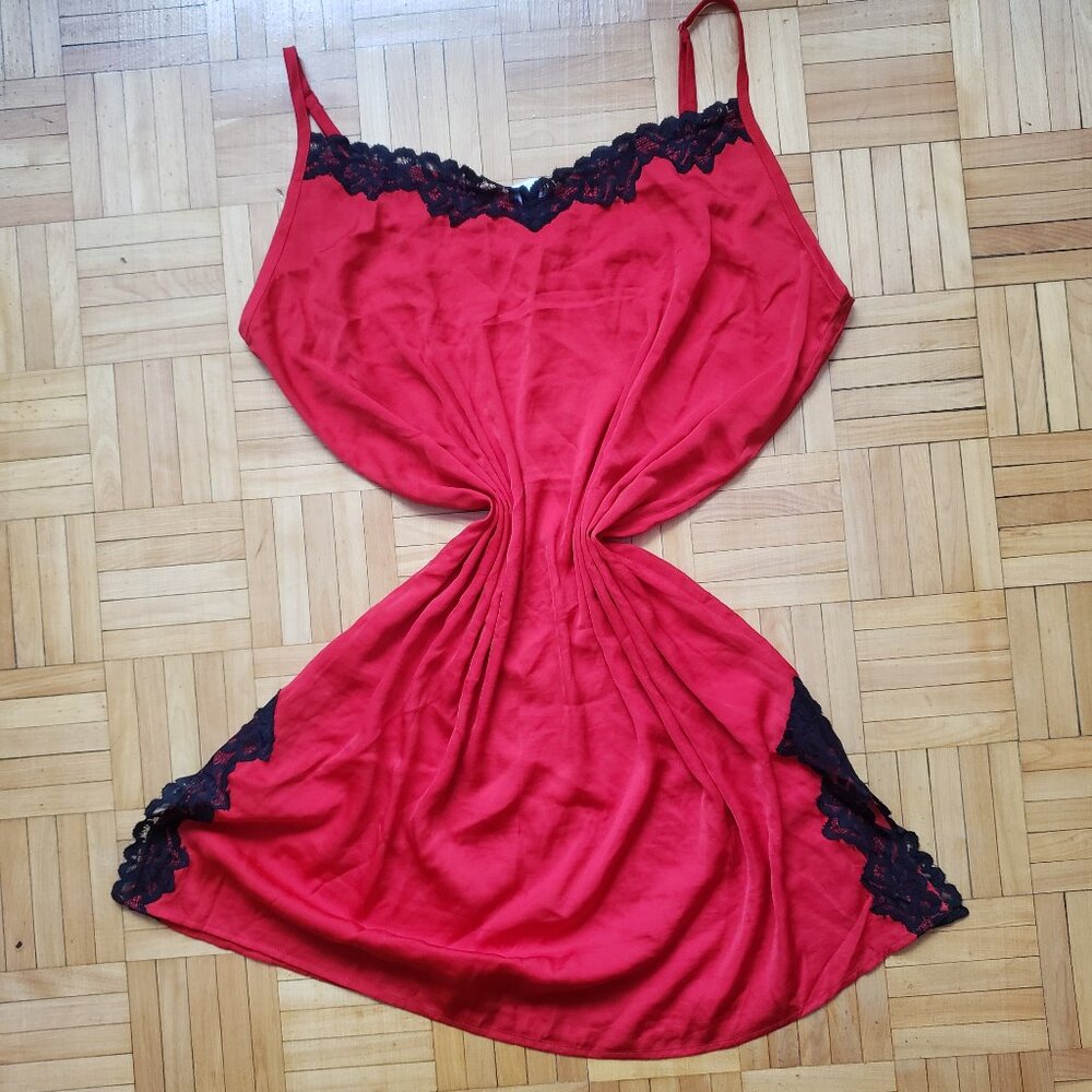 Forever 21 plus red and black Slip/ Slip dress 2XL
